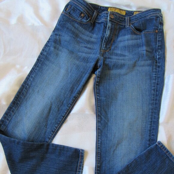 Seven7 Premium Denim Women's Blue  Mid Rise Jeans Size 8,waist 29,inseam 30in - Picture 1 of 8